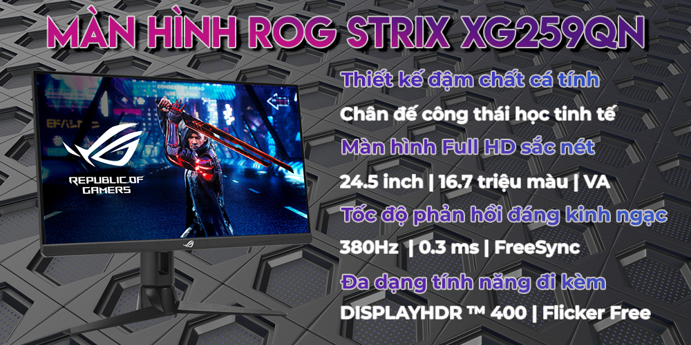 Màn hình Gaming ASUS ROG Strix XG259QN