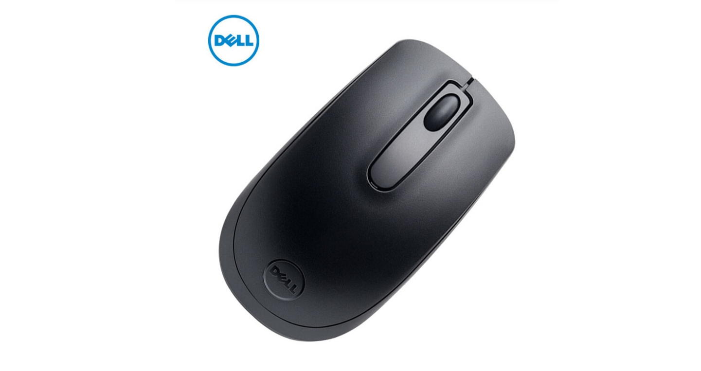 Chuột không dây Dell WM118 đen tương thích tốt với nhiều thiết bị