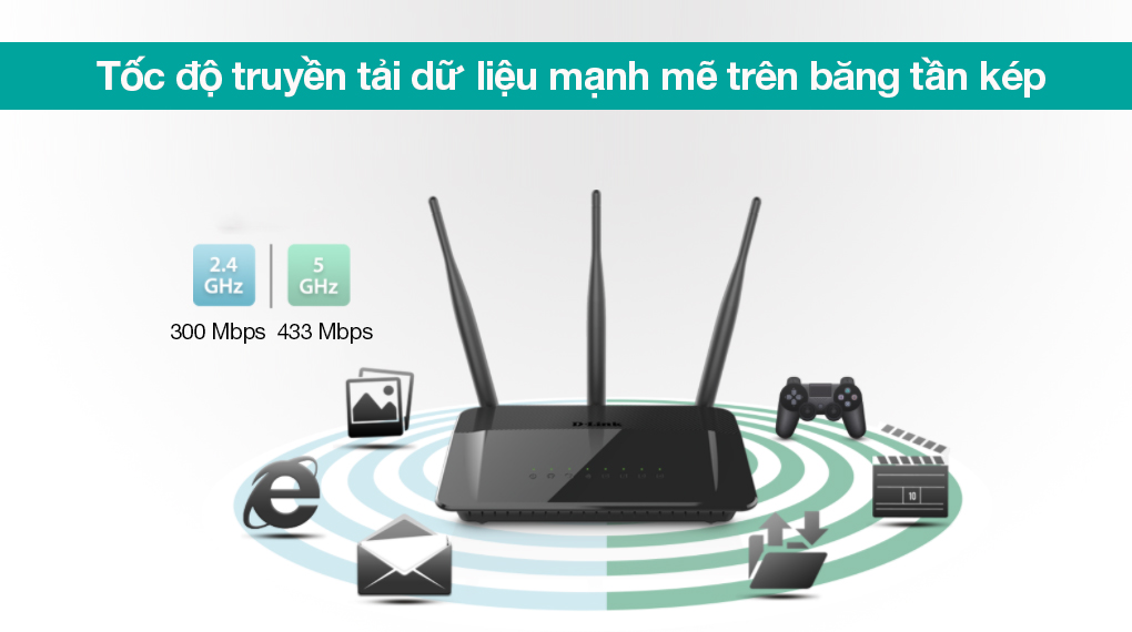 Router Dlink DIR-809 Wireless AC 750