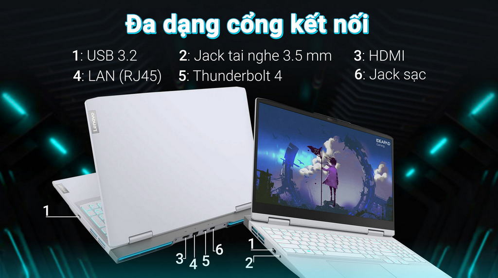 Laptop Lenovo IdeaPad Gaming 3 15IAH7
