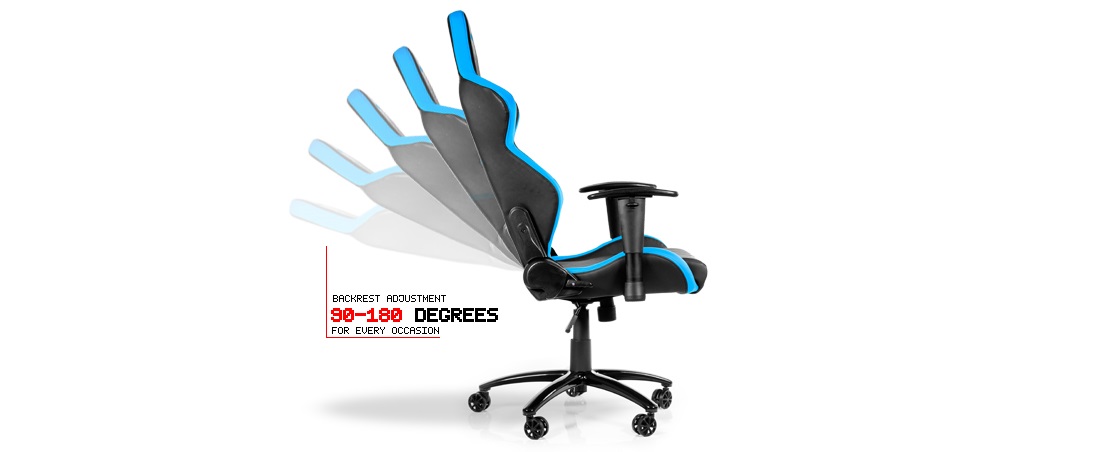 Ghế Gamer AKRacing Onyx K901A PU Black Piping có thể điều chỉnh lưng ghế dễ dàng