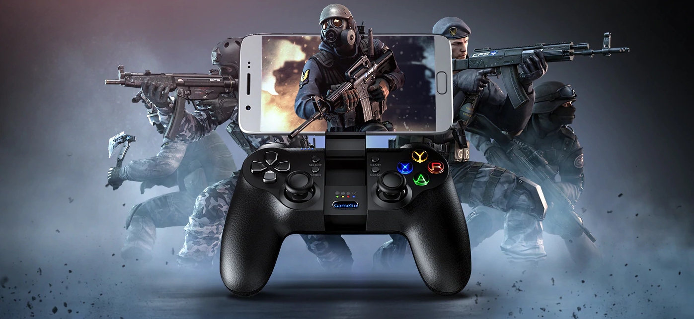 Tay cầm chơi game không dây Gamesir T1s cho Android/iOS/PC/PS3 1