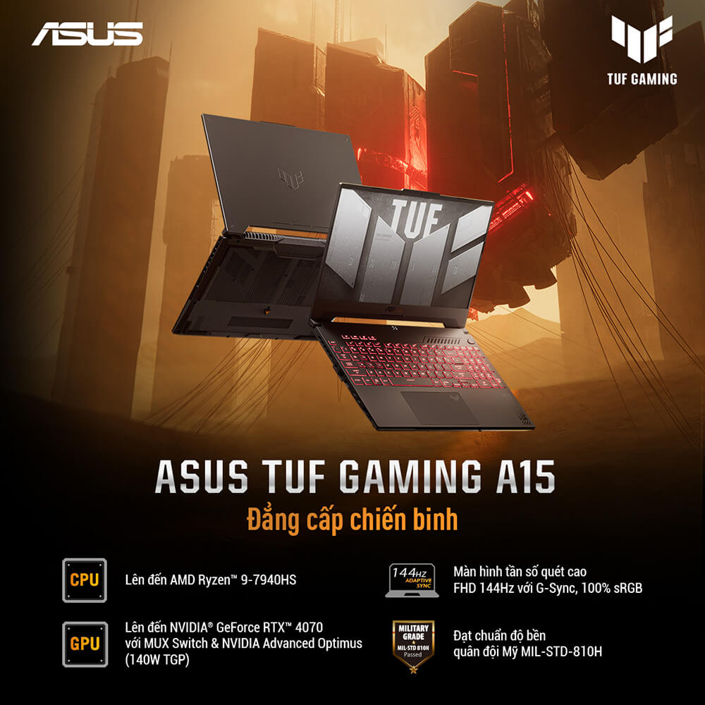Laptop Asus Gaming TUF FA507XI-LP420W