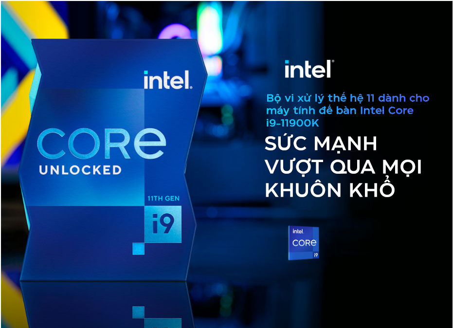 CPU Intel Core i9-11900K (3.5GHz turbo up to 5.3Ghz, 8 nhân 16 luồng, 16MB Cache, 125W) - Socket Intel LGA 1200