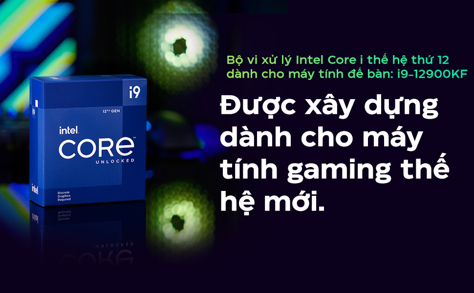 CPU Intel Core i9-12900KF (3.9GHz turbo up to 5.2Ghz, 16 nhân 24 luồng, 30MB Cache, 125W) - Socket Intel LGA 1700/Alder Lake) 