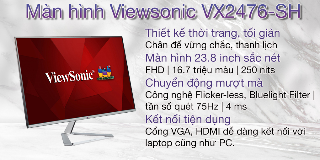 Màn hình Viewsonic VX2476-SH Gaming 1