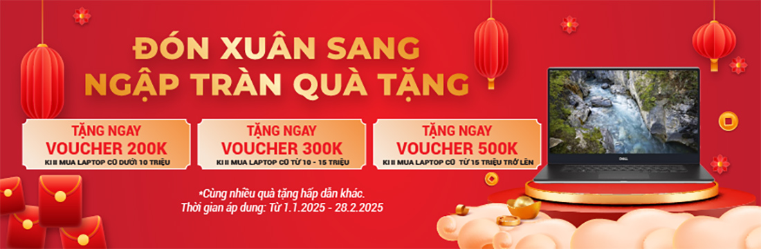 LAPTOP LIKE NEW & BỘ QUÀ TẶNG ĐẾN 1.920.000