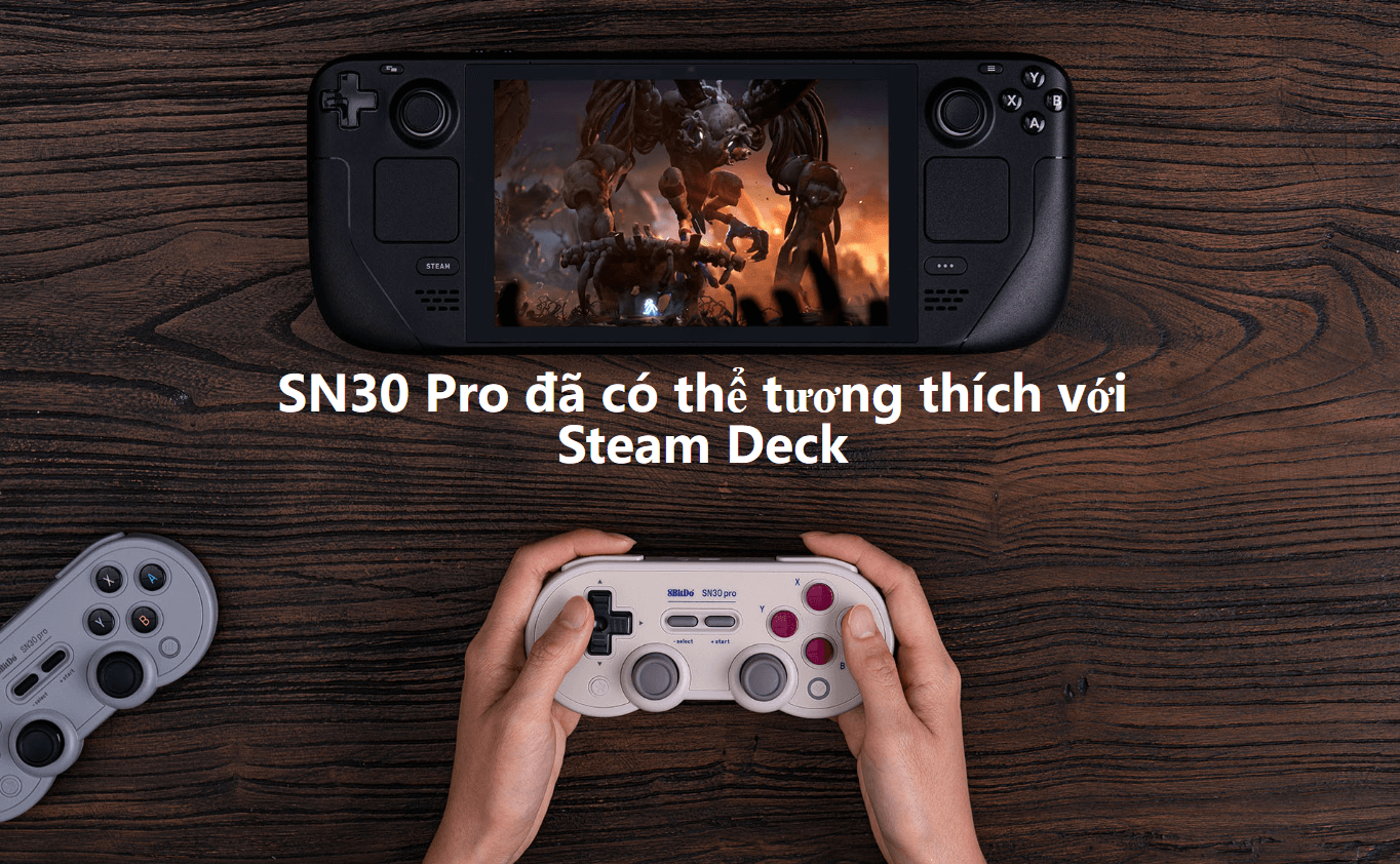 Tay cầm chơi game 8BitDo SN30 Pro Bluetooth 3
