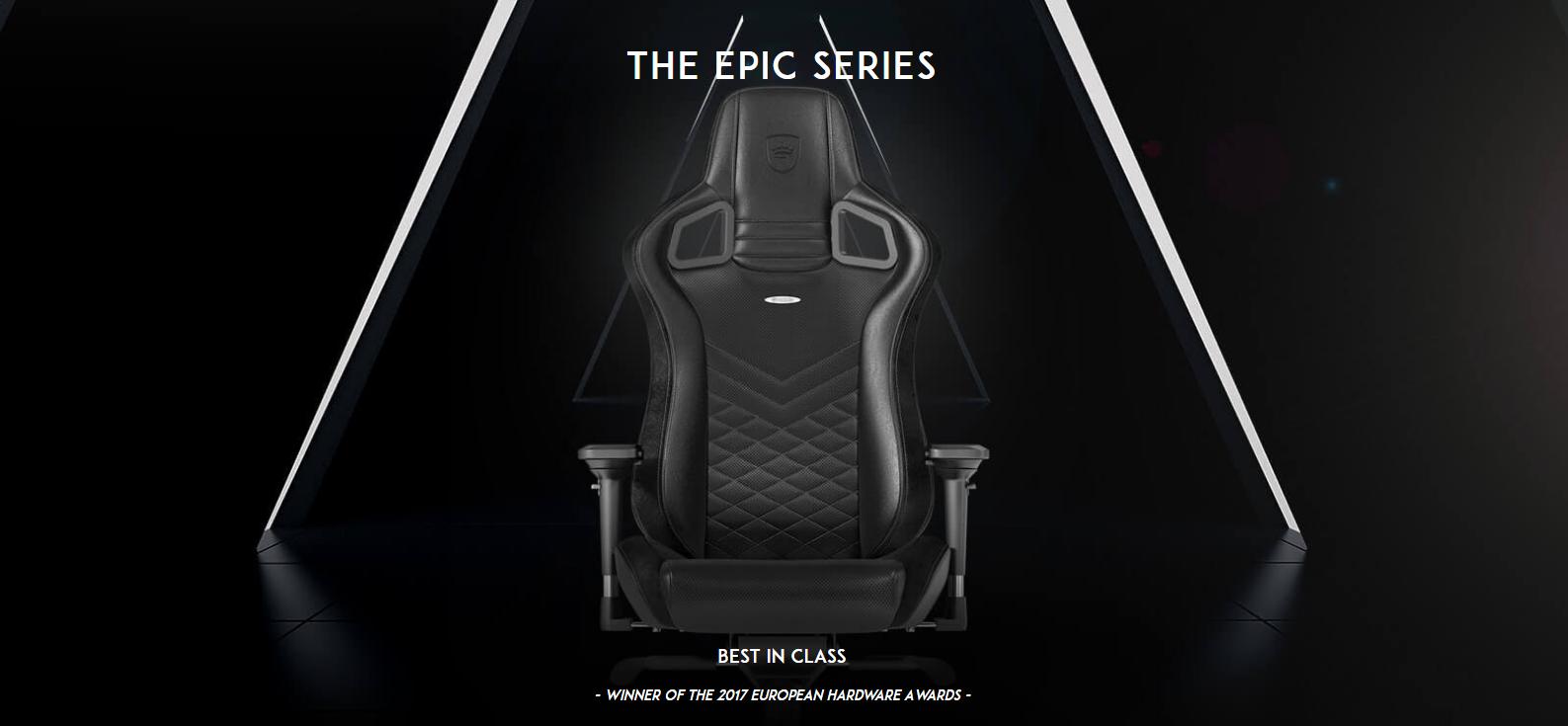 Giới thiệu Ghế Gamer Noblechairs EPIC Series Black (Ultimate Chair Germany)