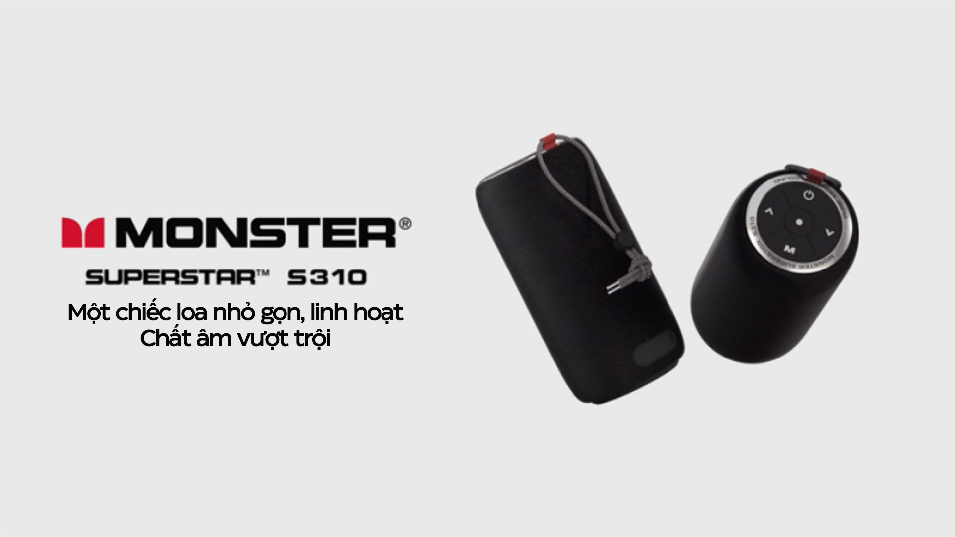 Loa di động Monster S310 Superstar - Màu đen
