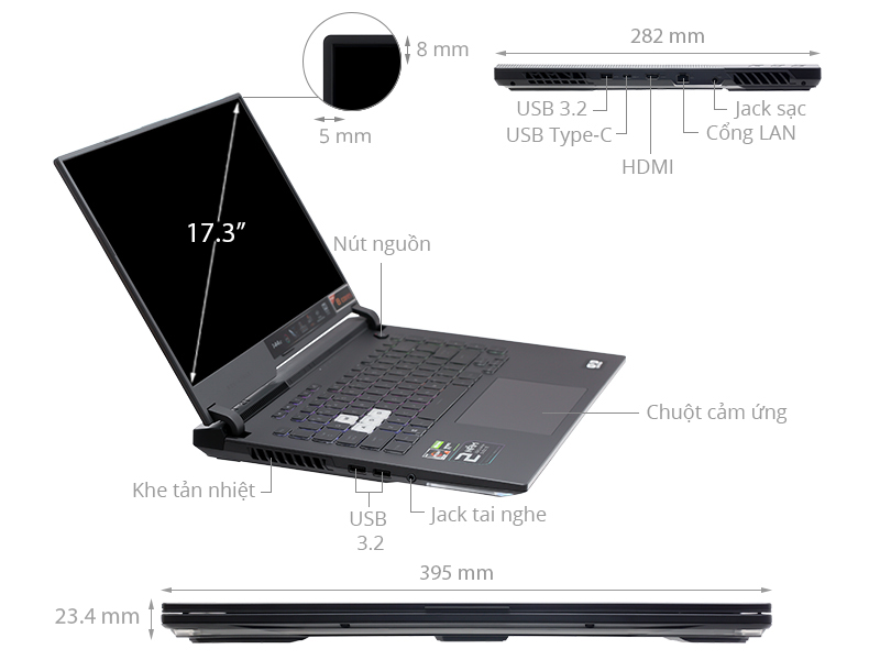Laptop Asus Gaming ROG Strix G533ZW