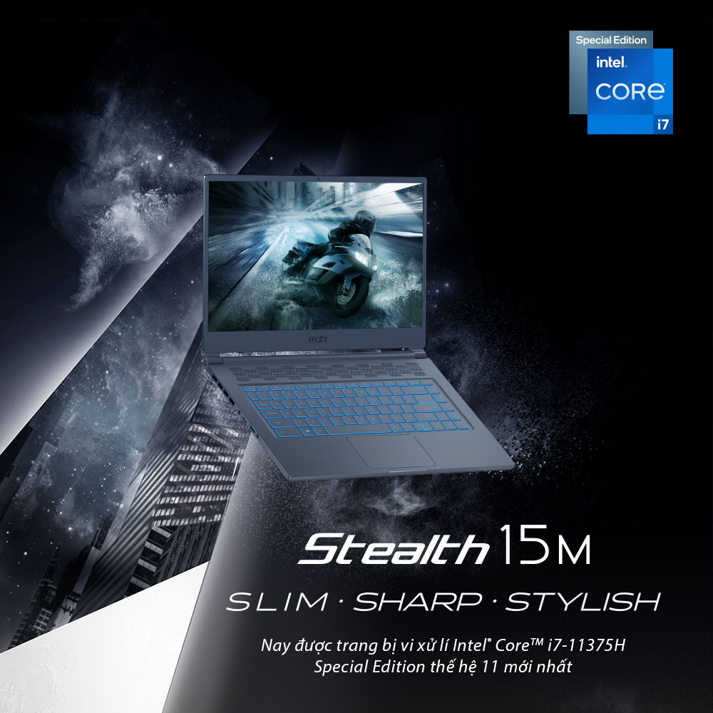 hanoicompuer-Laptop MSI Gaming Stealth 15M-8