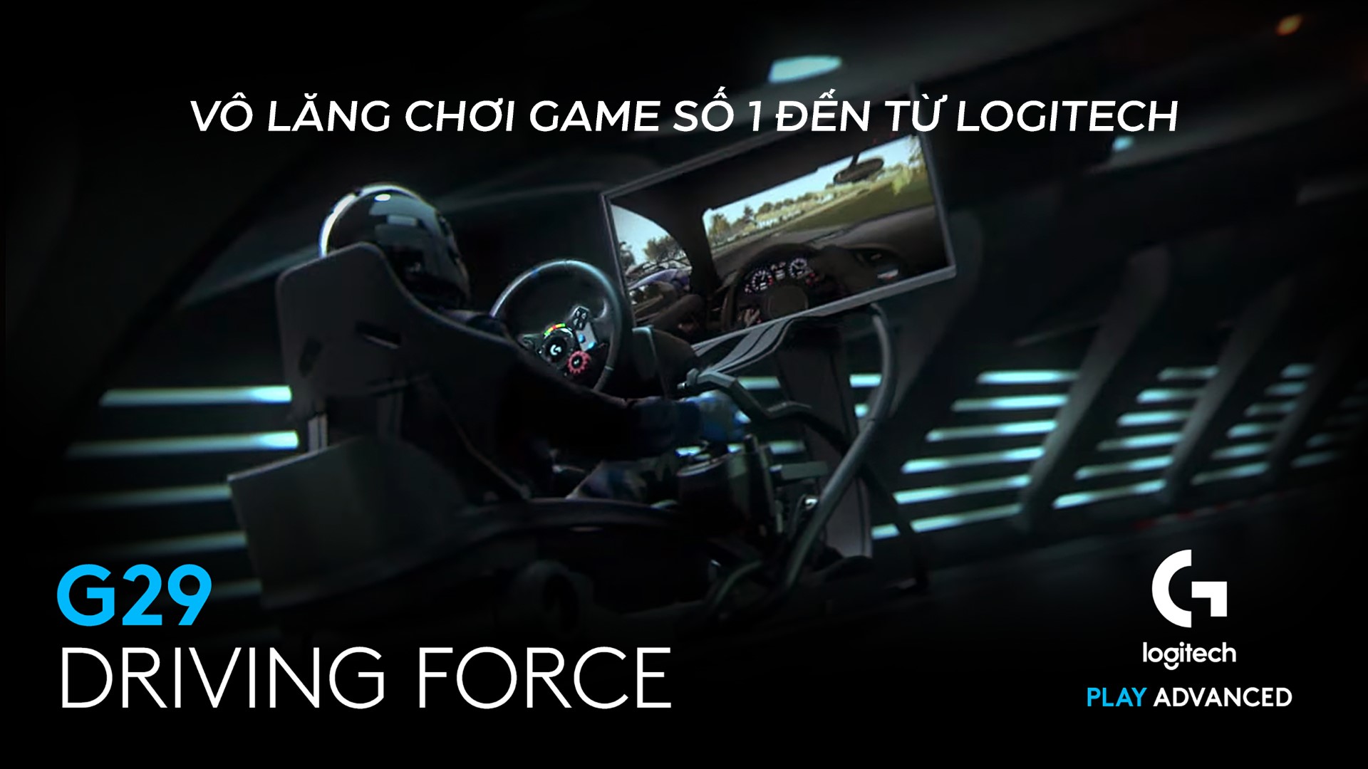 Vô Lăng chơi game Logitech G29 DRIVING FORCE