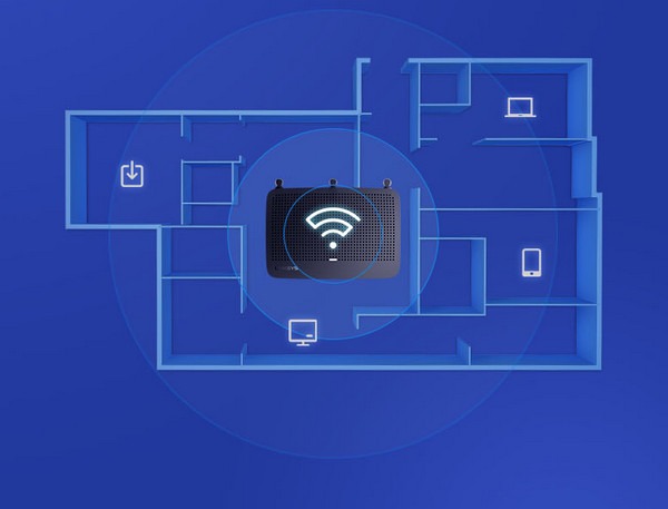 Bộ phát wifi Linksys EA7500S-AH MAX-STREAM (AC1900Mbps) ảnh 3