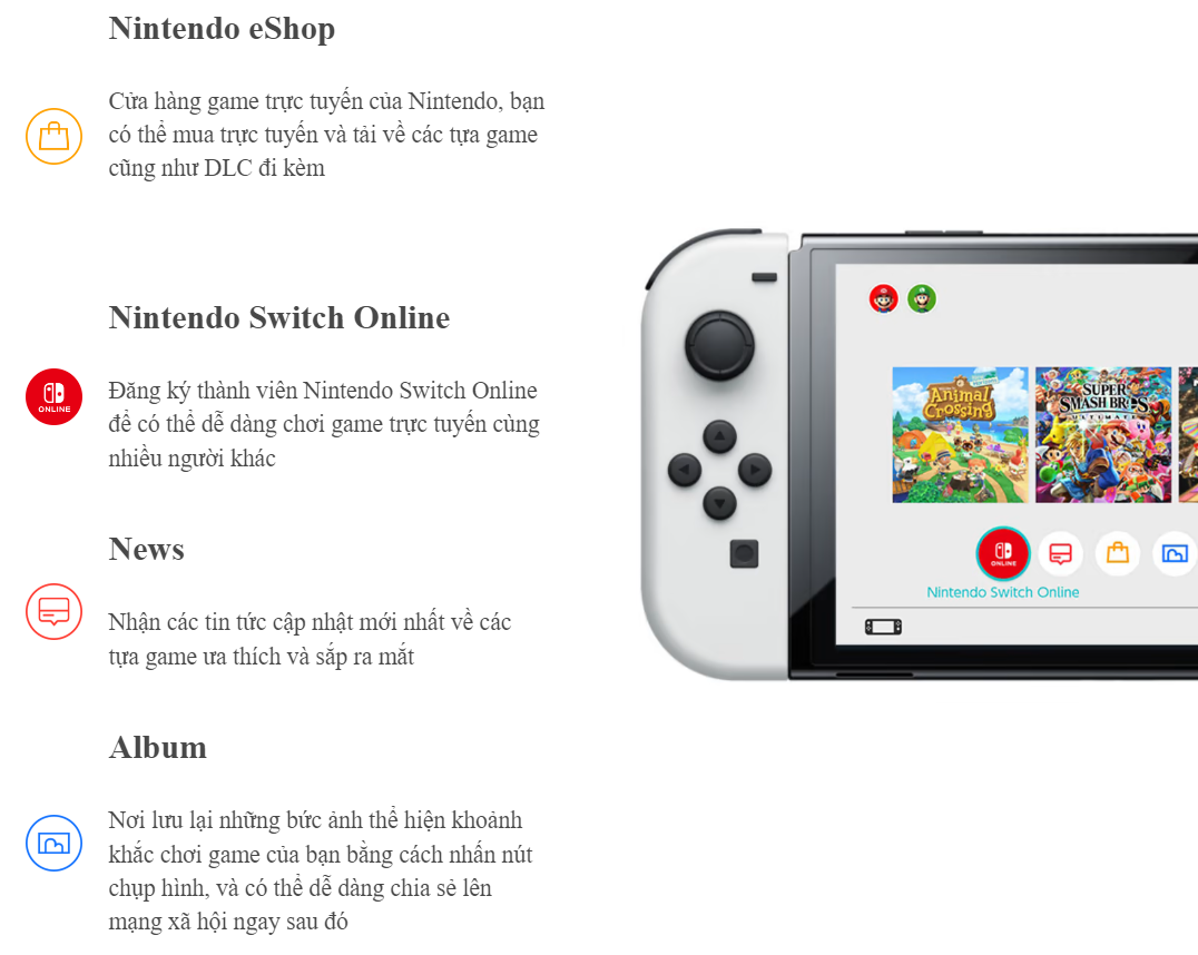 Máy chơi game Nintendo Switch OLED Mario Red Edition 13