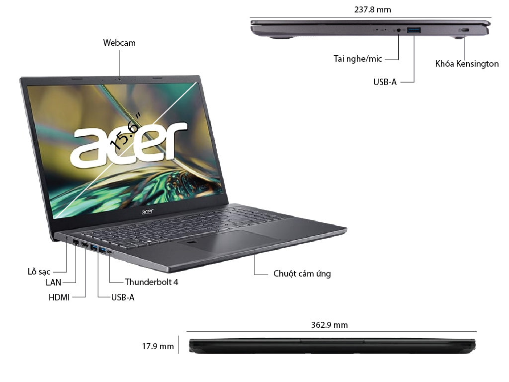 Laptop Acer Aspire 5 A515 