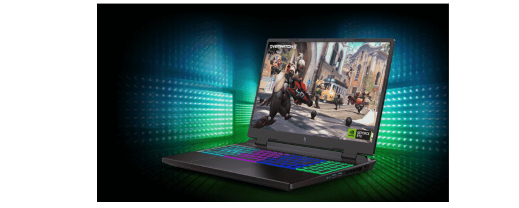 Laptop Acer Gaming Nitro 16 Phoenix AN16-41-R50Z (NH.QLKSV.001) (R5 7640HS/8GB RAM/512GB SSD/RTX4050 6G/16 inch FHD 165Hz/Win 11/Đen) (2023)