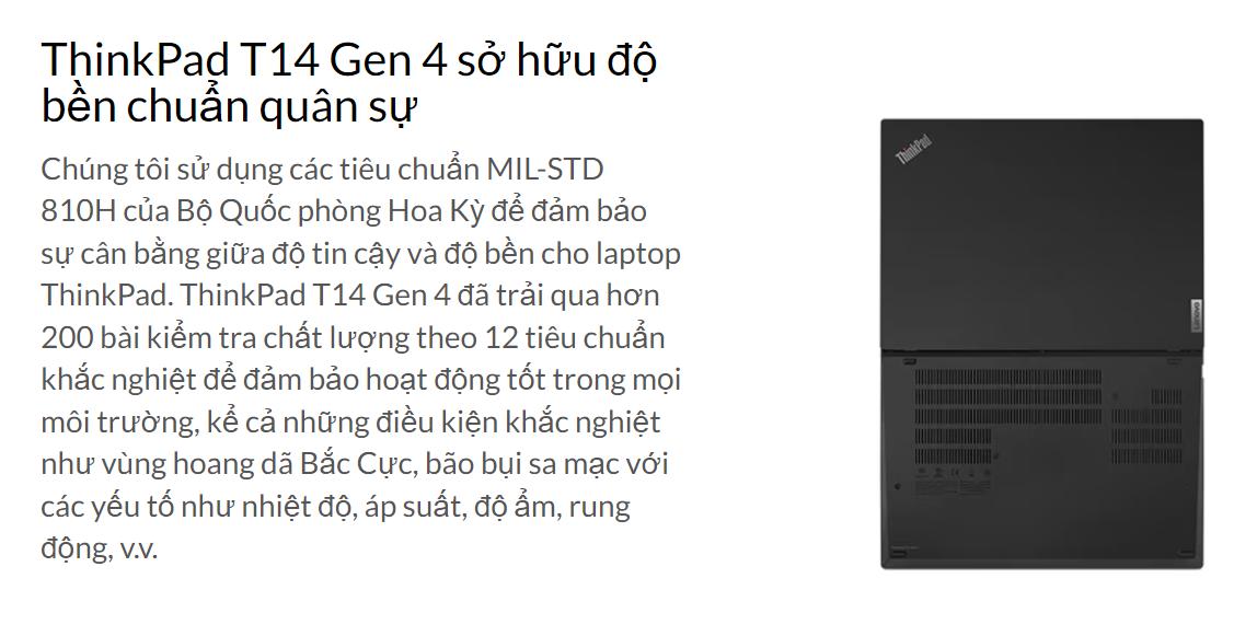 Laptop Lenovo Thinkpad T14 Gen 4 Ảnh 5