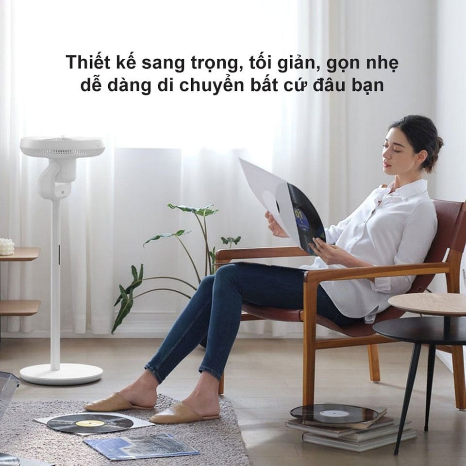 Quạt đứng tích điện Smartmi Gen 3 Pro - ZLBPKQXHS02ZM - Bản quốc tế - Màu trắng (QUAT042)