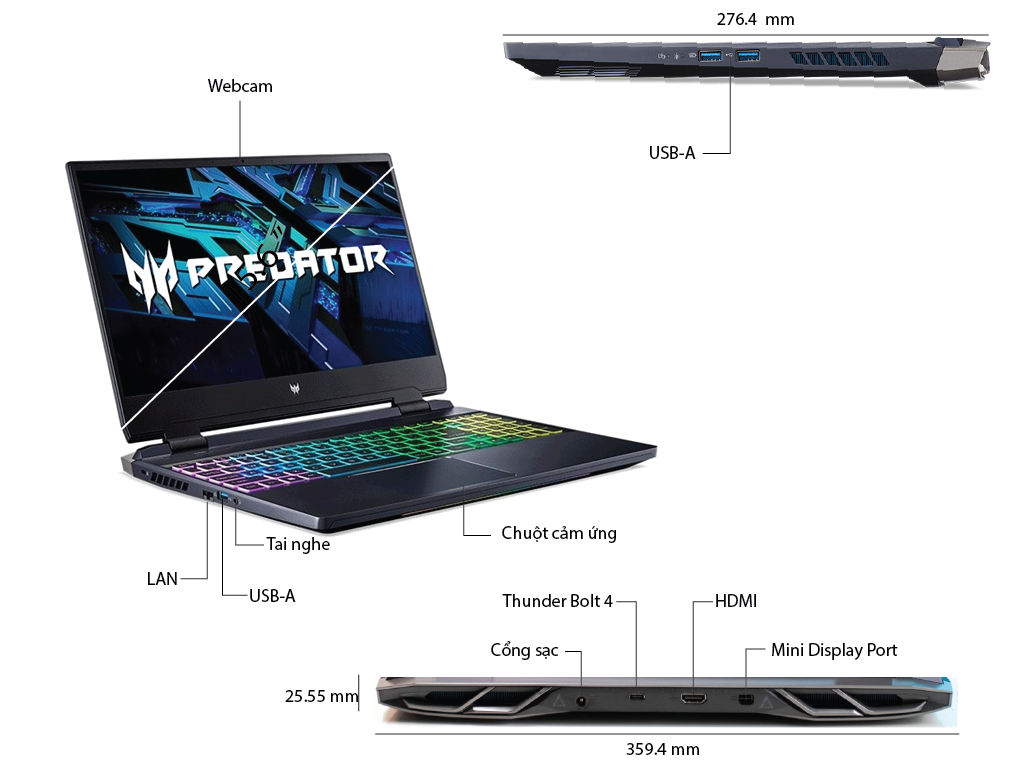 Laptop Acer Gaming Predator Helios 300 