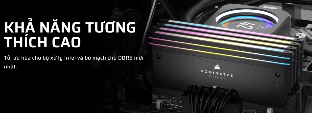 Ram Desktop Corsair DOMINATOR TITANIUM RGB