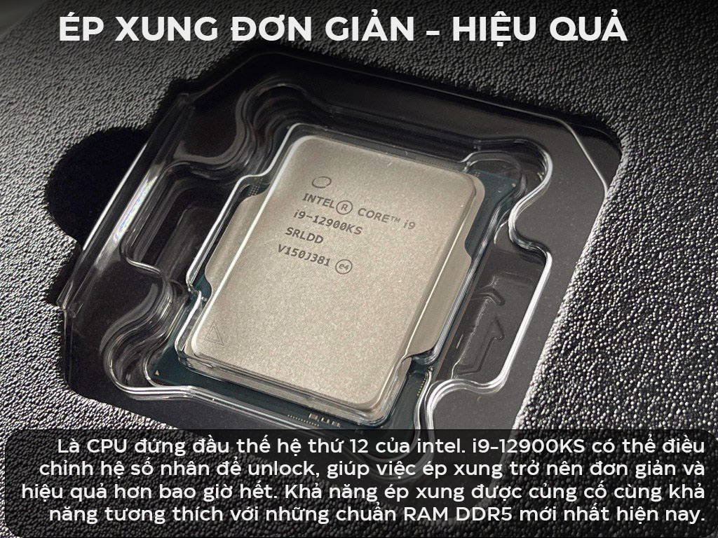 CPU Intel Core i9-12900KS (5.2GHz turbo up to 5.5Ghz, 16 nhân 24 luồng, 30MB Cache, 150W) - Socket Intel LGA 1700Alder Lake)