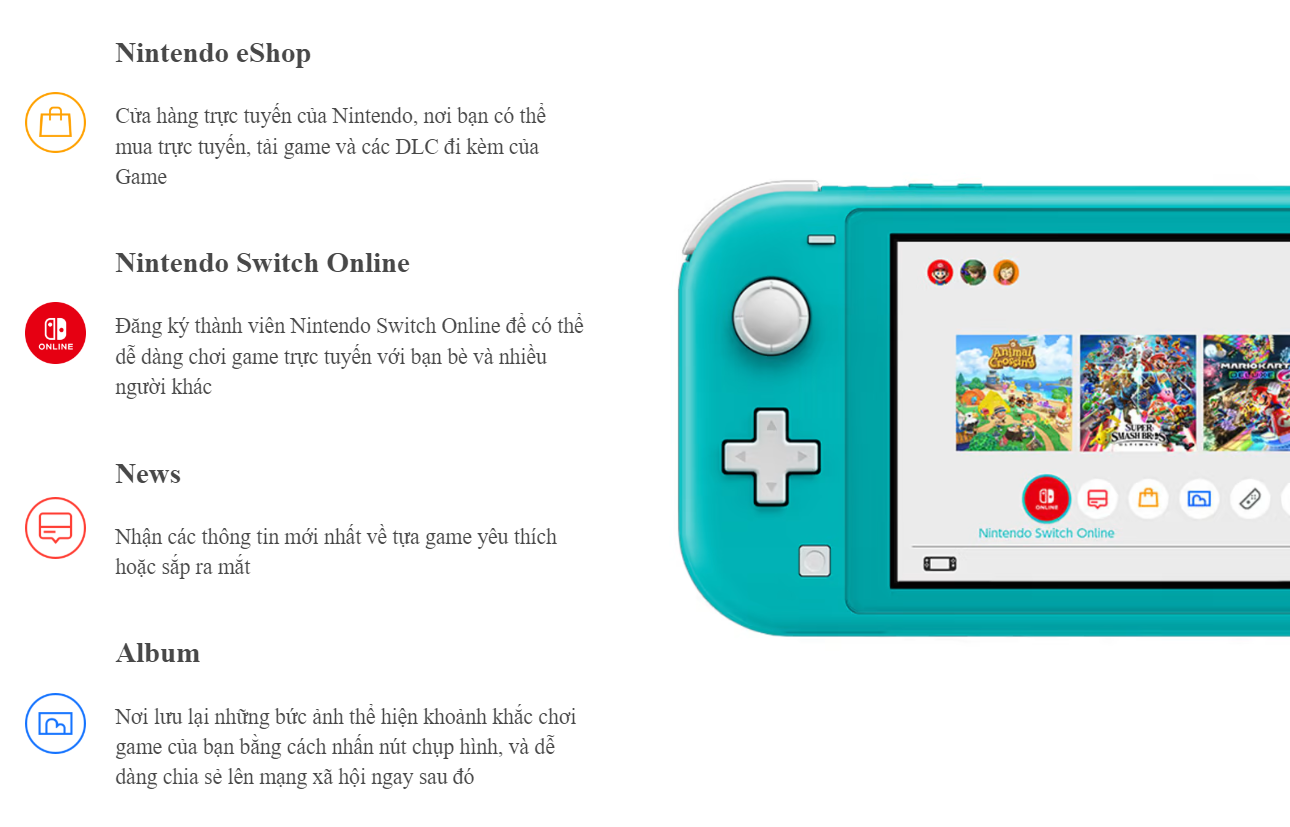 Máy chơi game Nintendo Switch Lite - Hyrule Edition 5