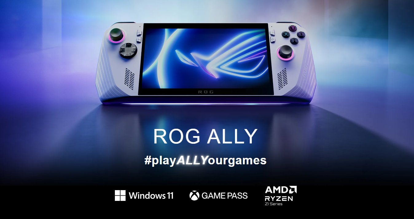 Máy chơi game cầm tay Asus ROG Ally - AMD Ryzen Z1 1