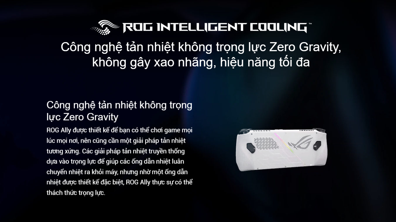 Máy chơi game cầm tay Asus ROG Ally - AMD Ryzen Z1 17