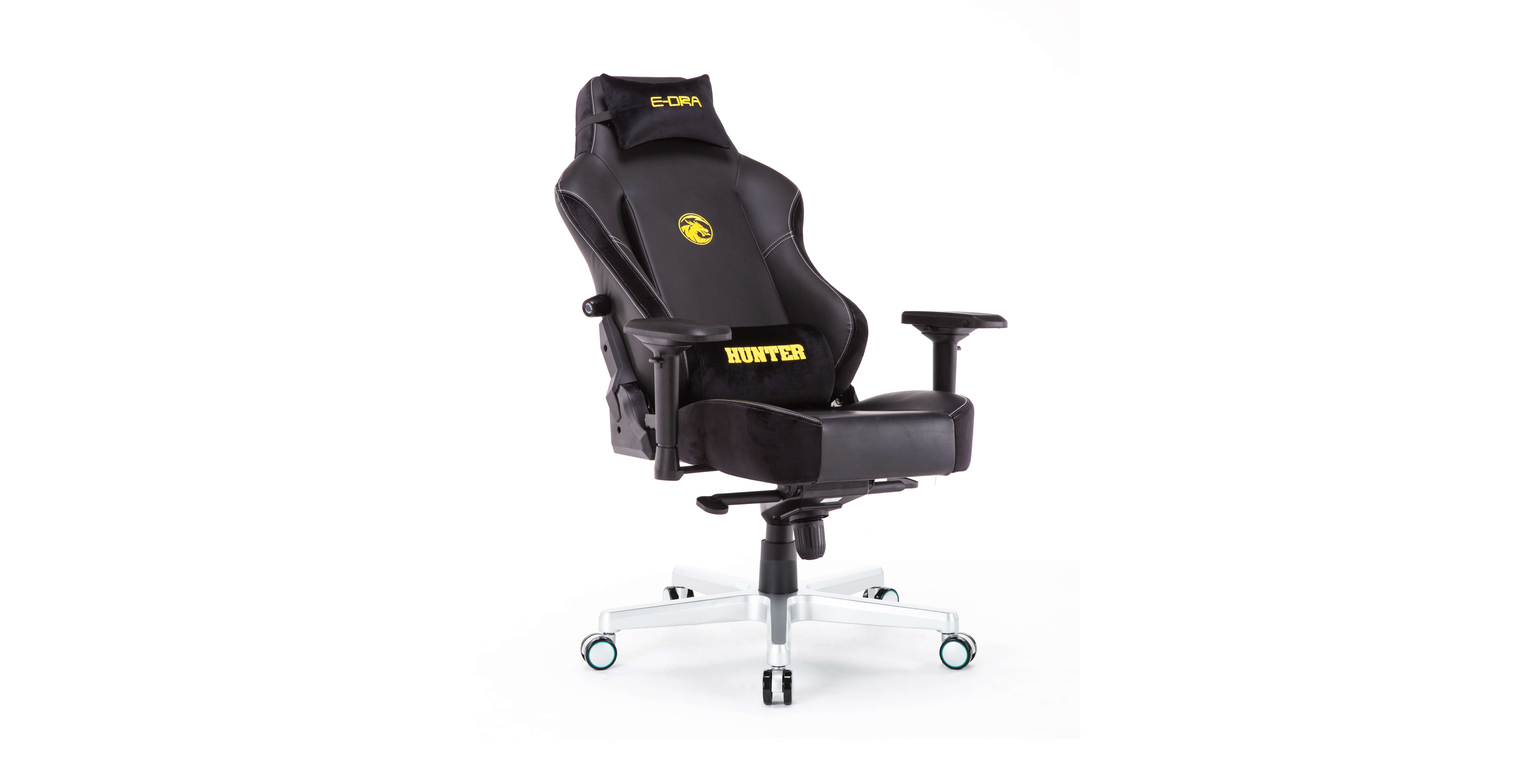 Ghế chơi game E-Dra Hunter Gaming Chair - EGC 206 trang bị chân ghế kim loại chắc chắn