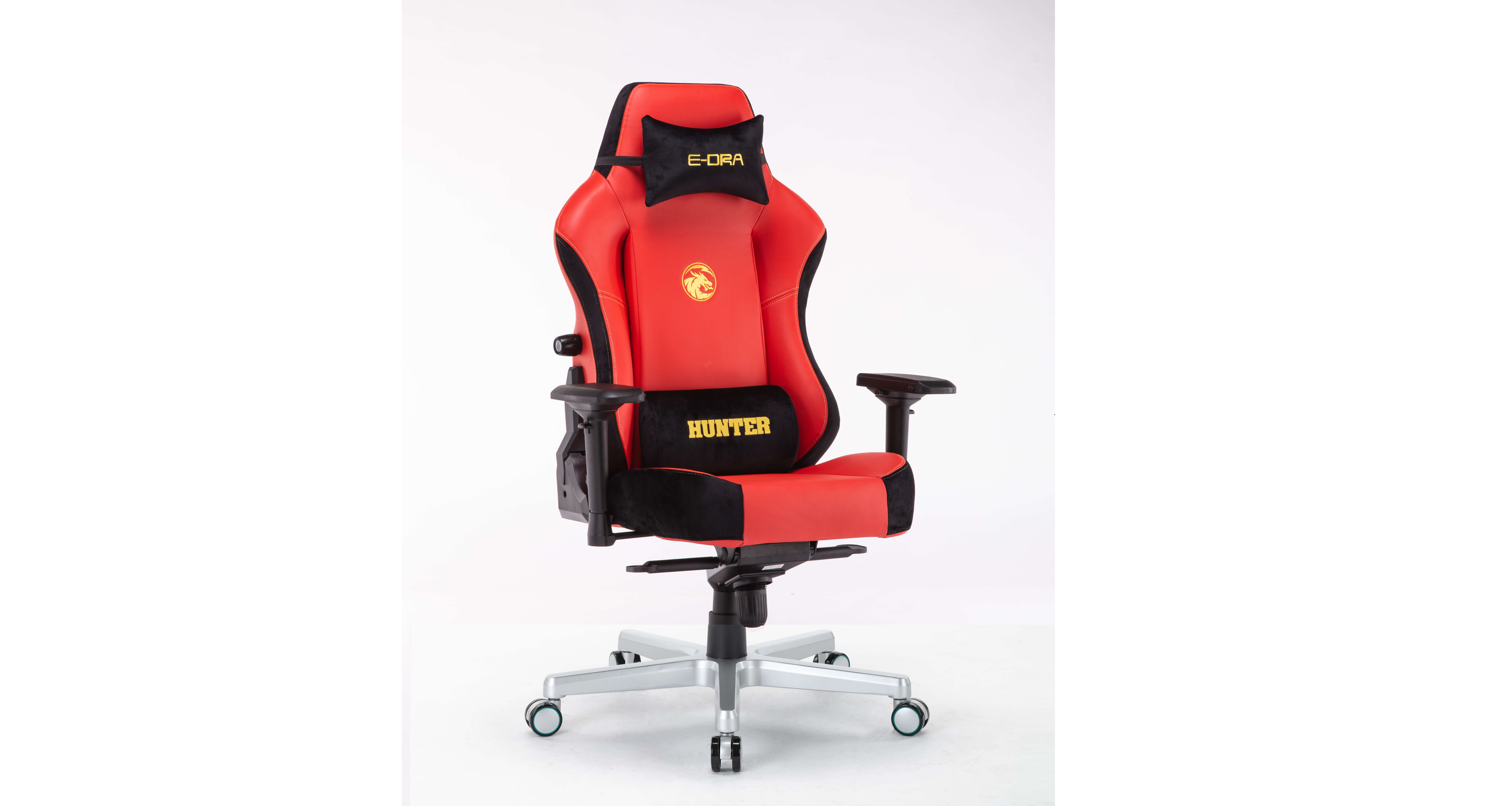 Ghế game E-Dra Hunter Gaming Chair - EGC 206 Red sử dụng chất liệu da PU cao cấp