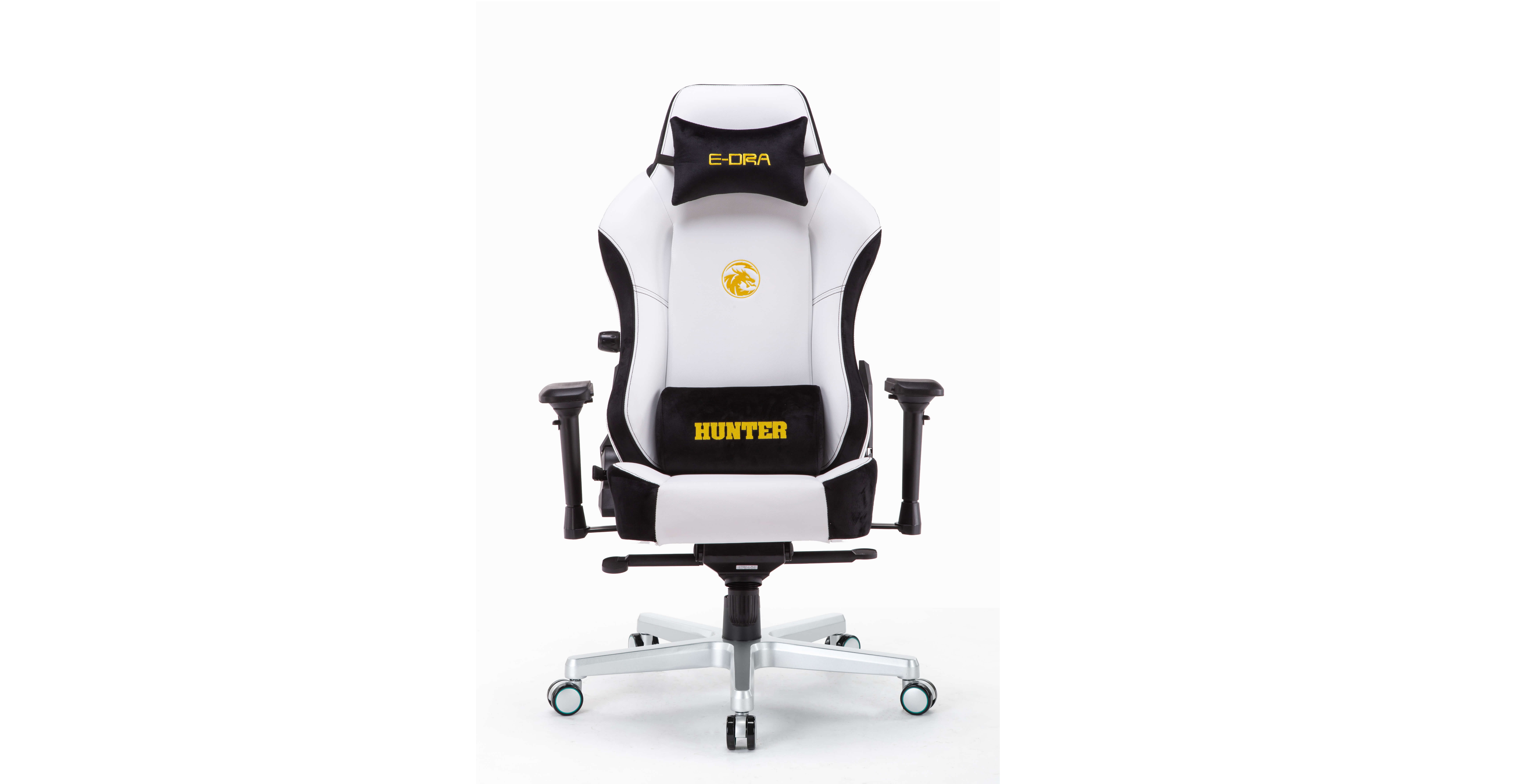 Ghế chơi game E-Dra Hunter Gaming Chair - EGC 206 White có thiết kế cao cấp