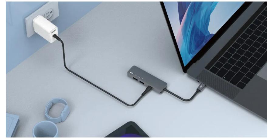 Bộ chuyển đổi 4 trong 1 Feeltek HCM004APWW2F (từ usb type c sang hdmi + usb3.0 + pd) 1 