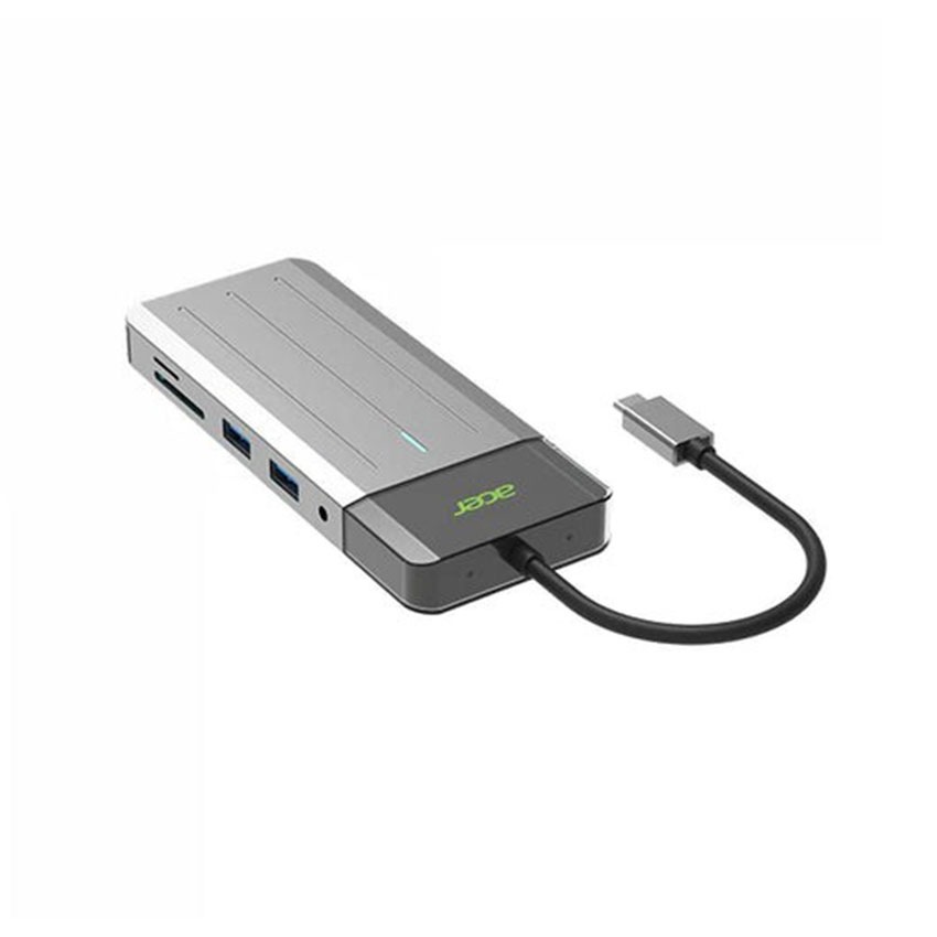 Bộ chuyển đổi 9 trong 1 Acer travel dock ZL.DCK11.005 (từ usb type c sang hdmi + vga + usb3.0 + sd + micro sd + rj45 + pd + 3.5mm) 2 