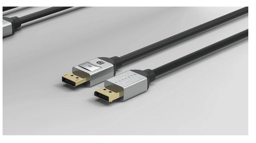 Cáp air Displayport 2.1 Feeltek CADP180M211F vỏ kim loại hỗ trợ 8k@60hz + 4k@144hz - dài 1.8m 1