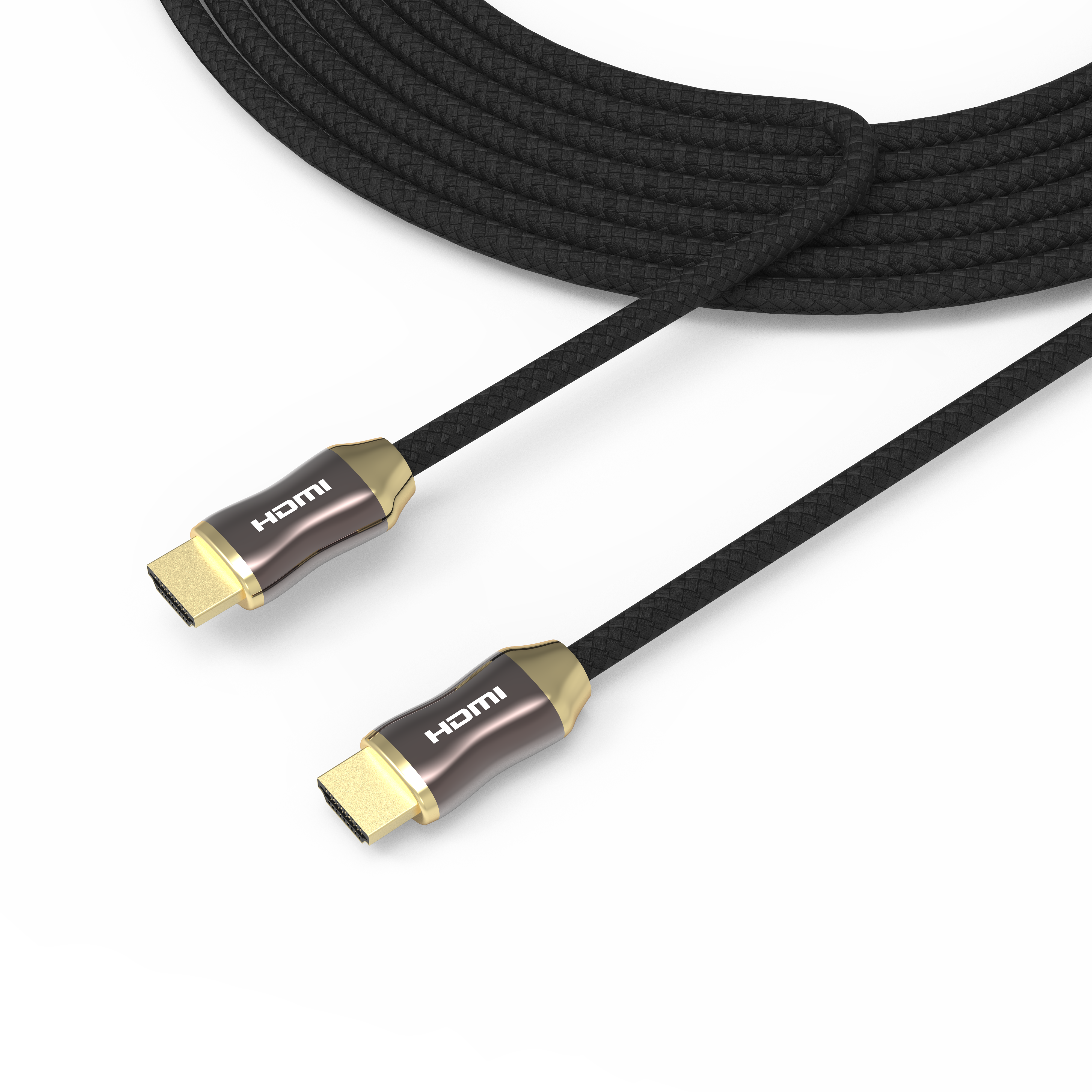 Cáp air HDMI 2.1 Feeltek CAH300BMH81F bọc nylon + vỏ kim loại hỗ trợ 8k@60hz + 4k@120hz - dài 3m  Ảnh 1