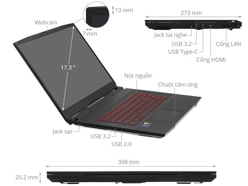 Laptop MSI Gaming Katana GF76