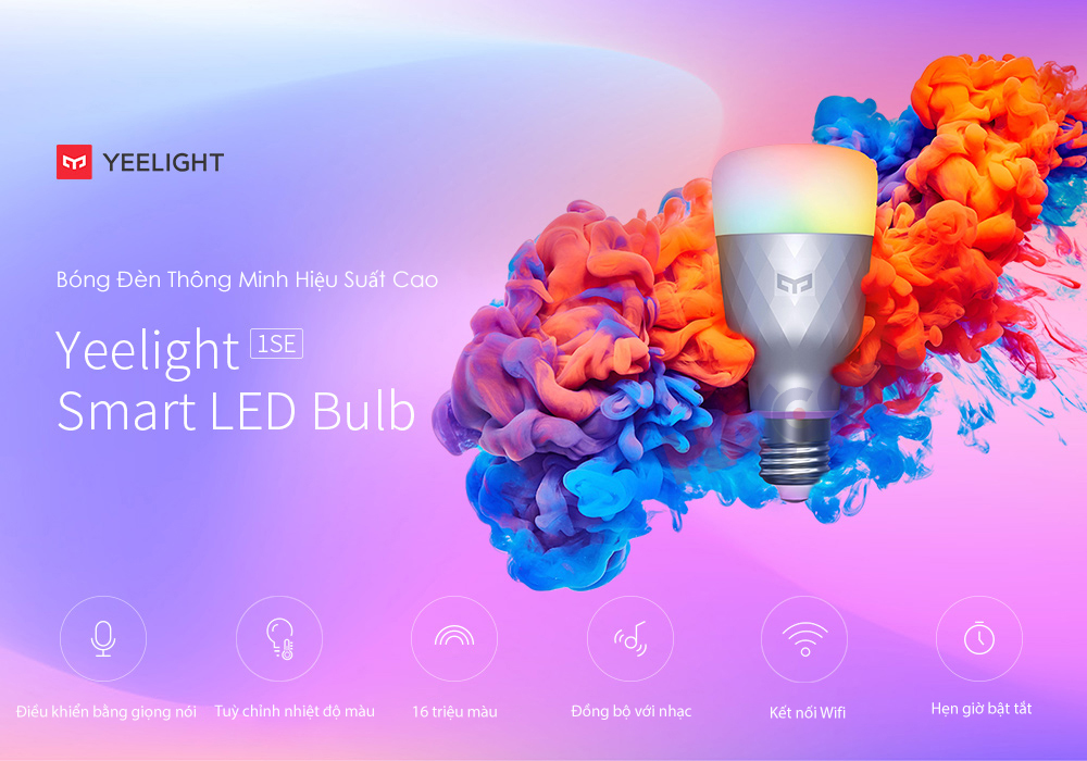 Bóng đèn thông minh Yeelight Smart LED Bulb 1SE (YLDP001)