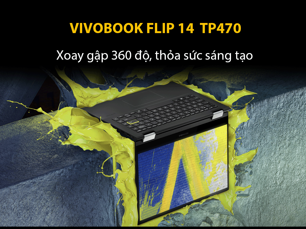 Laptop Asus VivoBook TP470EA-EC346W 