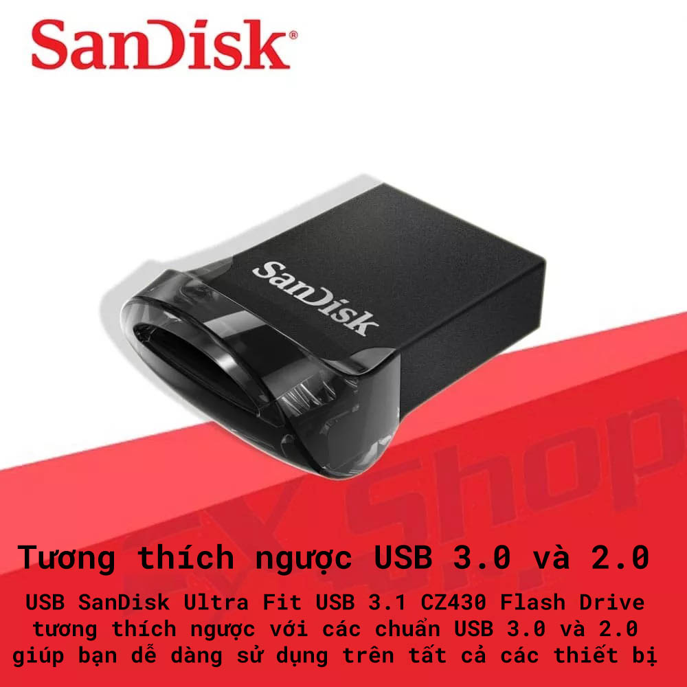 USB SanDisk USB 3.1 SDCZ430-G46 Ultra Fit