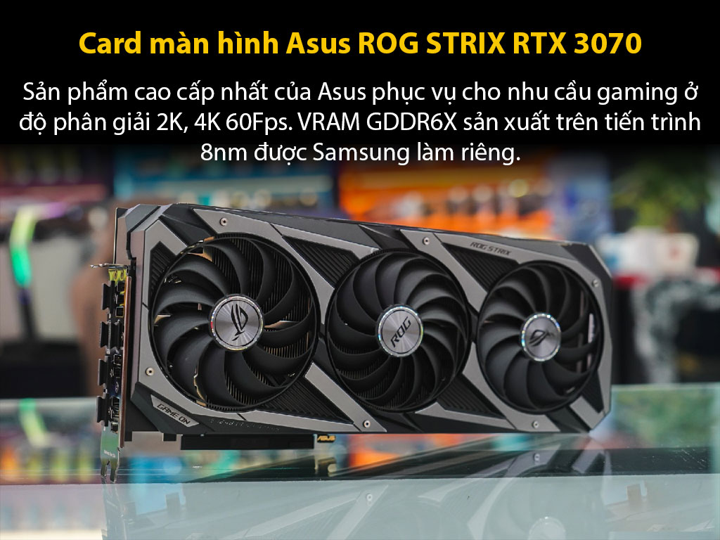 Card màn hình Asus ROG STRIX RTX 3070 Ti-O8G-GAMING