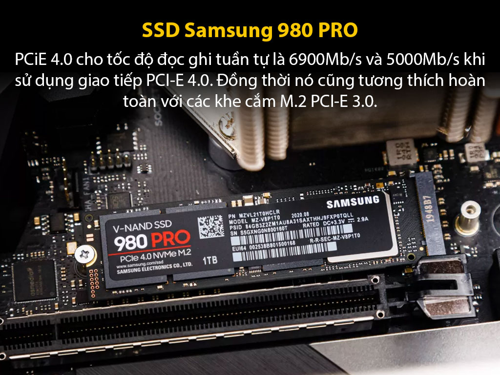 SSD Samsung 980 PRO 500GB PCIe NVMe 4.0x4