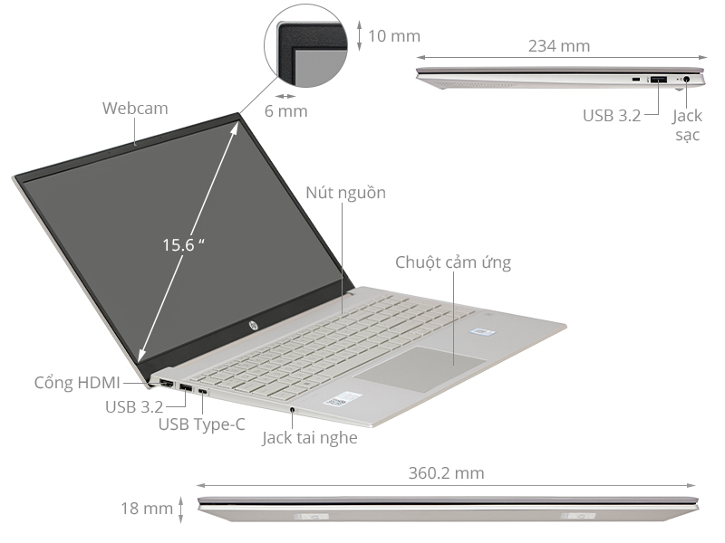 Laptop HP Pavilion 15-eg3098TU (8C5L9PA) 