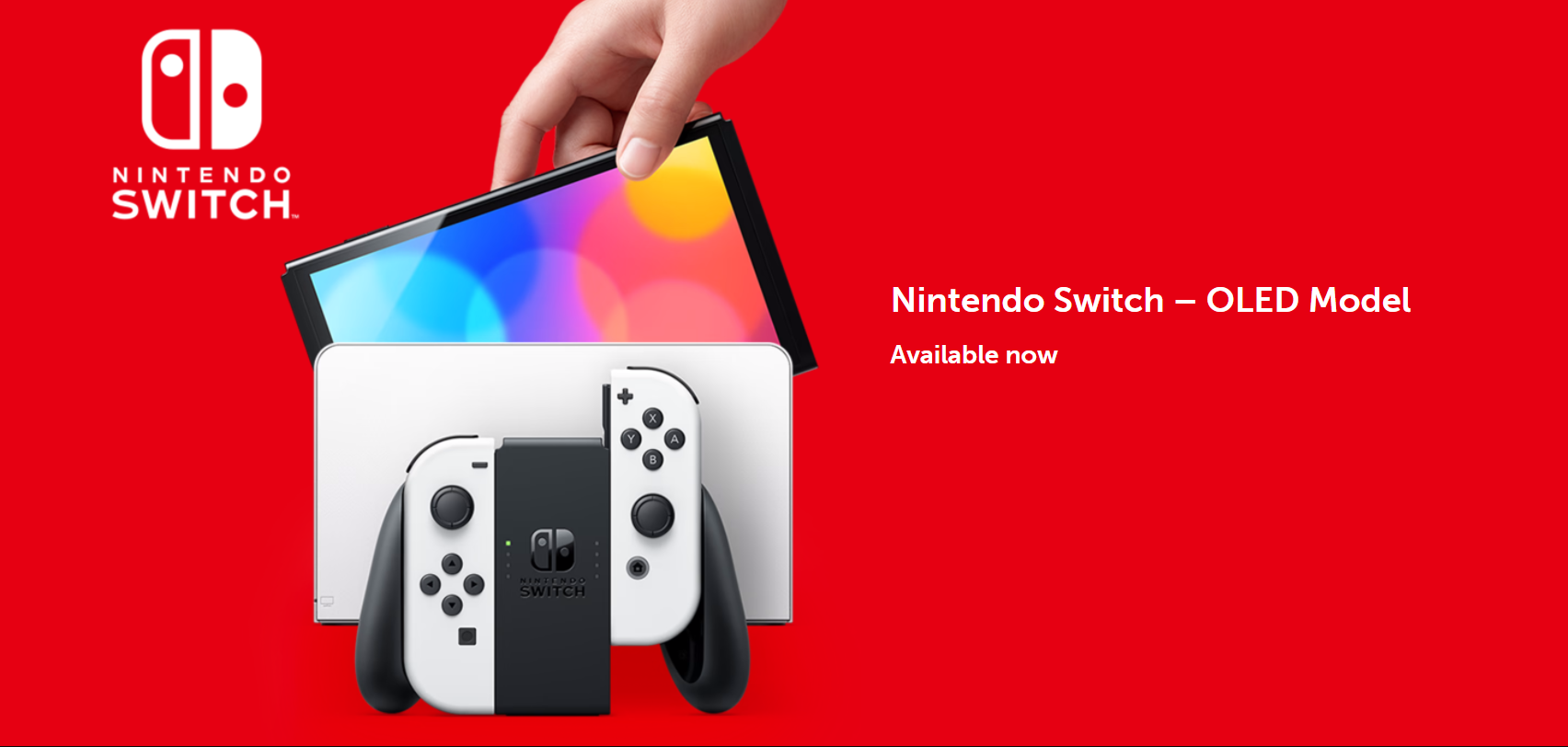 Máy chơi game Nintendo Switch OLED Red and Blue (Xanh Đỏ) 1