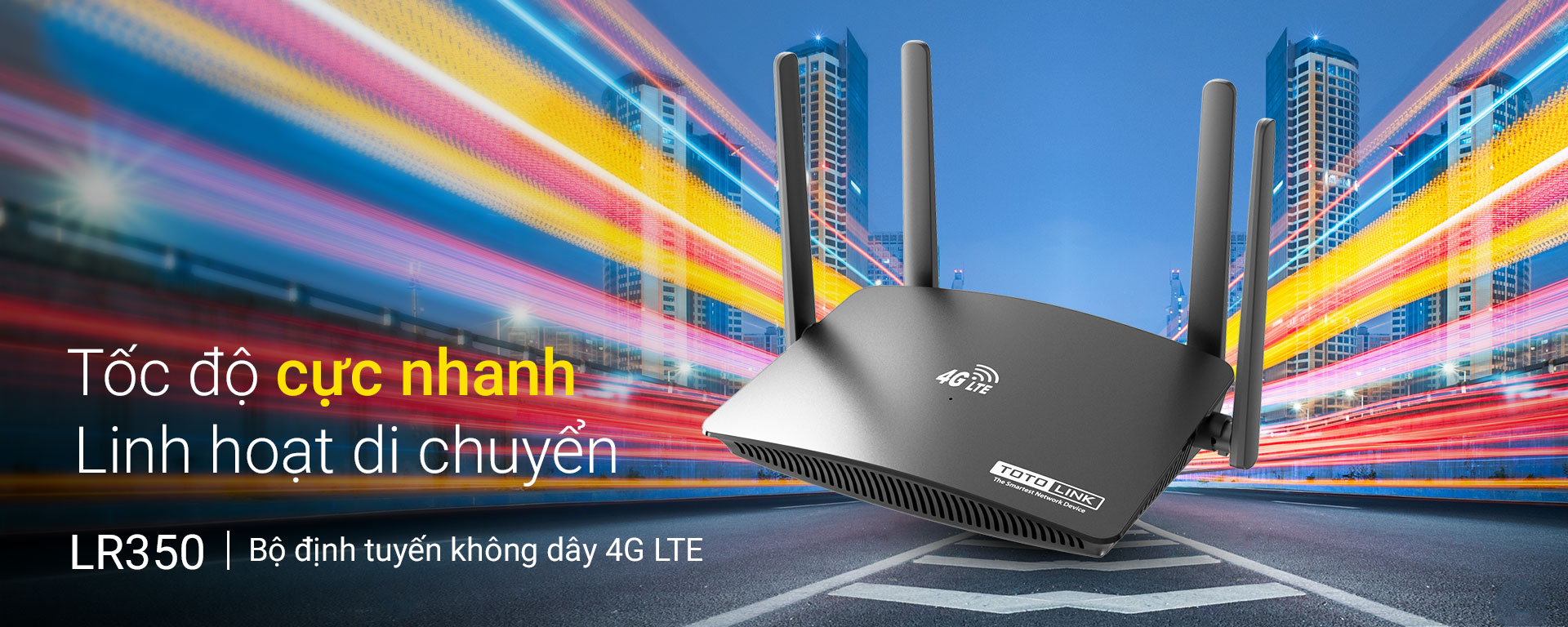 Bộ phát wifi 4G LTE Totolink LR350 Wireless 300Mbps