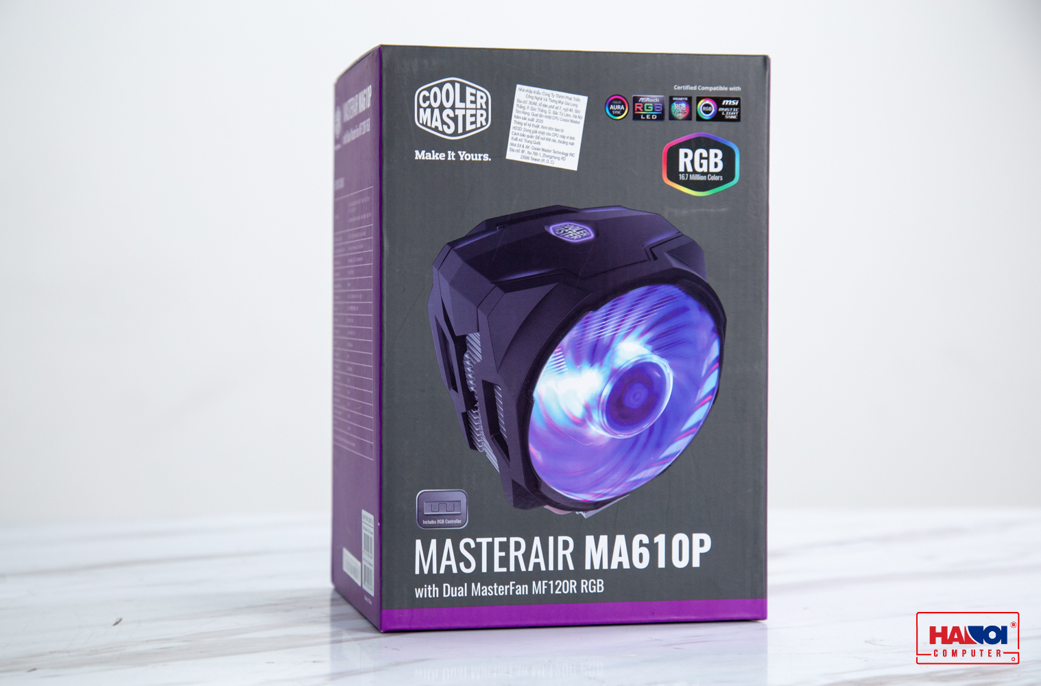Tản nhiệt CPU Cooler Master MasterAir 610P full box
