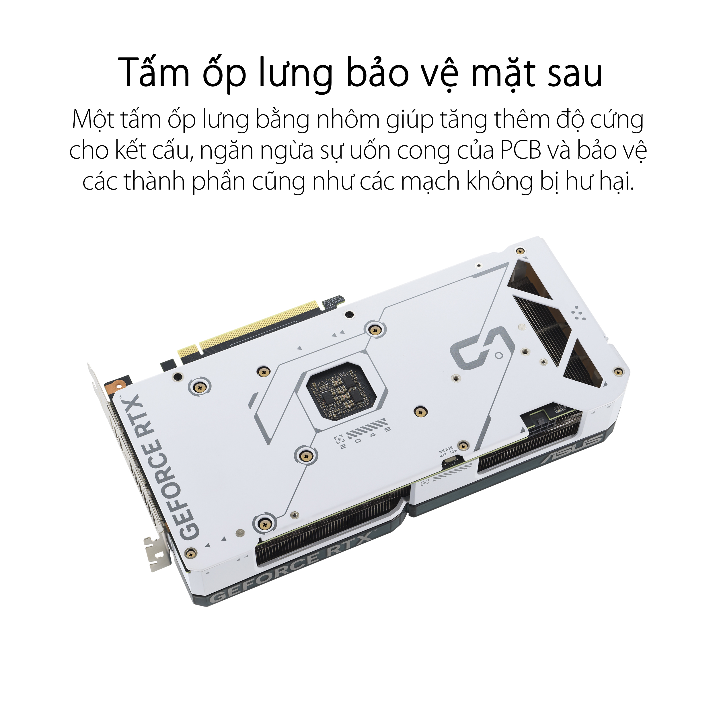 Card màn hình Asus DUAL RTX 4070-O12G-WHITE GDDR6X (I