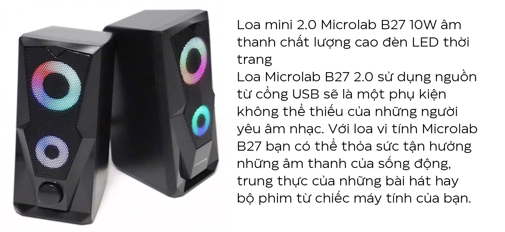 Loa Microlab B27 2.0