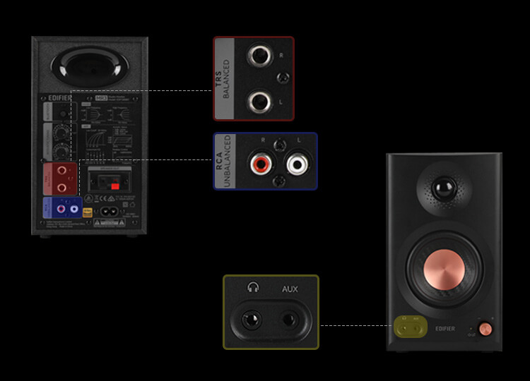 Loa Edifier MR3 Bluetooth - Màu đen 8