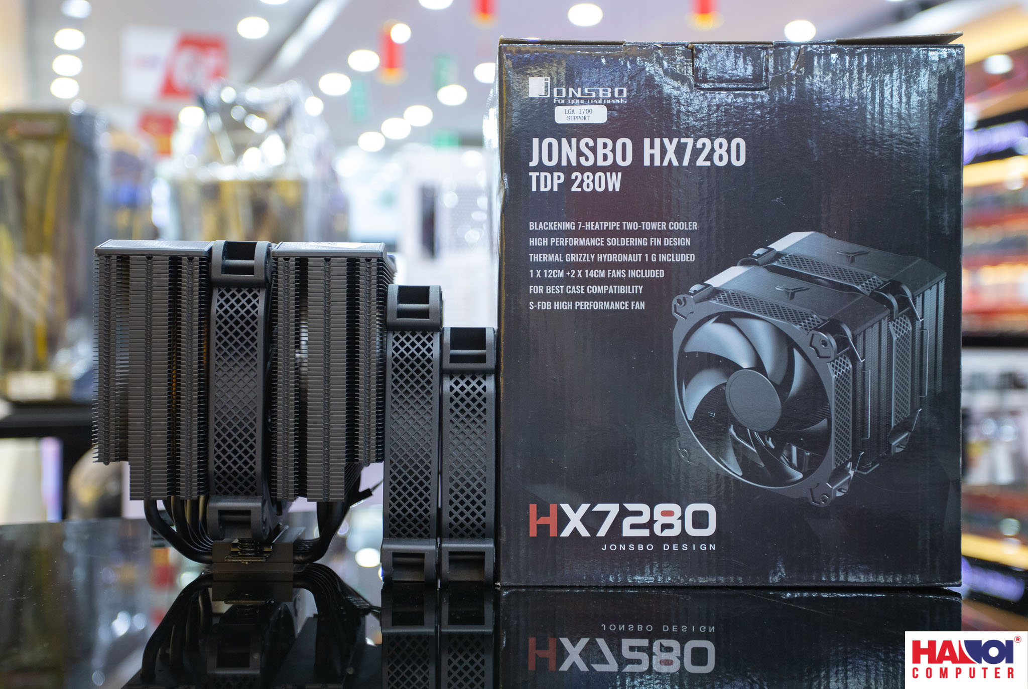 Tản nhiệt khí Jonsbo HX7280 ( Kèm sẵn Backplate 1700 Jonsbo)